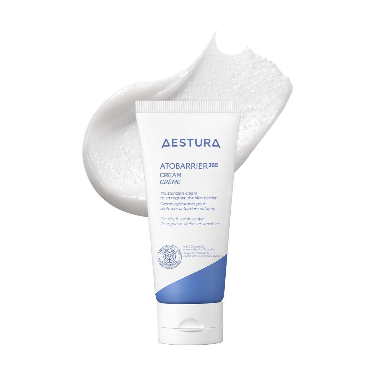 ATOBARRIER³⁶⁵ CREAM with Ceramides, Korean Face Moisturizer for Barrier Repair | 120H lasting Hydration, Ceramide Capsules, Dry & Sensitive Skin, Non-comedogenic, 80 mL / 2.70 fl.oz.